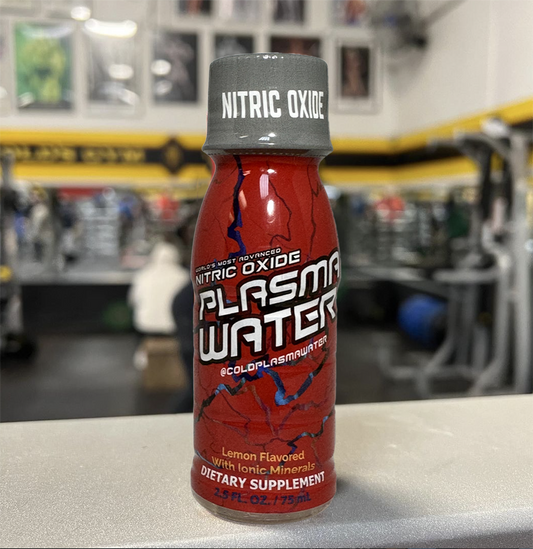 Ionic Plasma Water SHOT | Cold-Plasma | 2.5 oz. | Nitric Oxide | Plasma-Activated Water (PAW) | Lemon Flavored