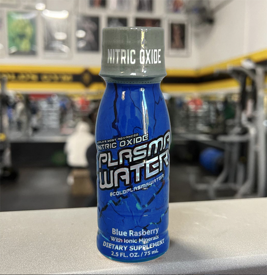 Ionic Plasma Water SHOT | Cold-Plasma | 2.5 oz. | Nitric Oxide | Plasma-Activated Water (PAW) | Blue Raspberry